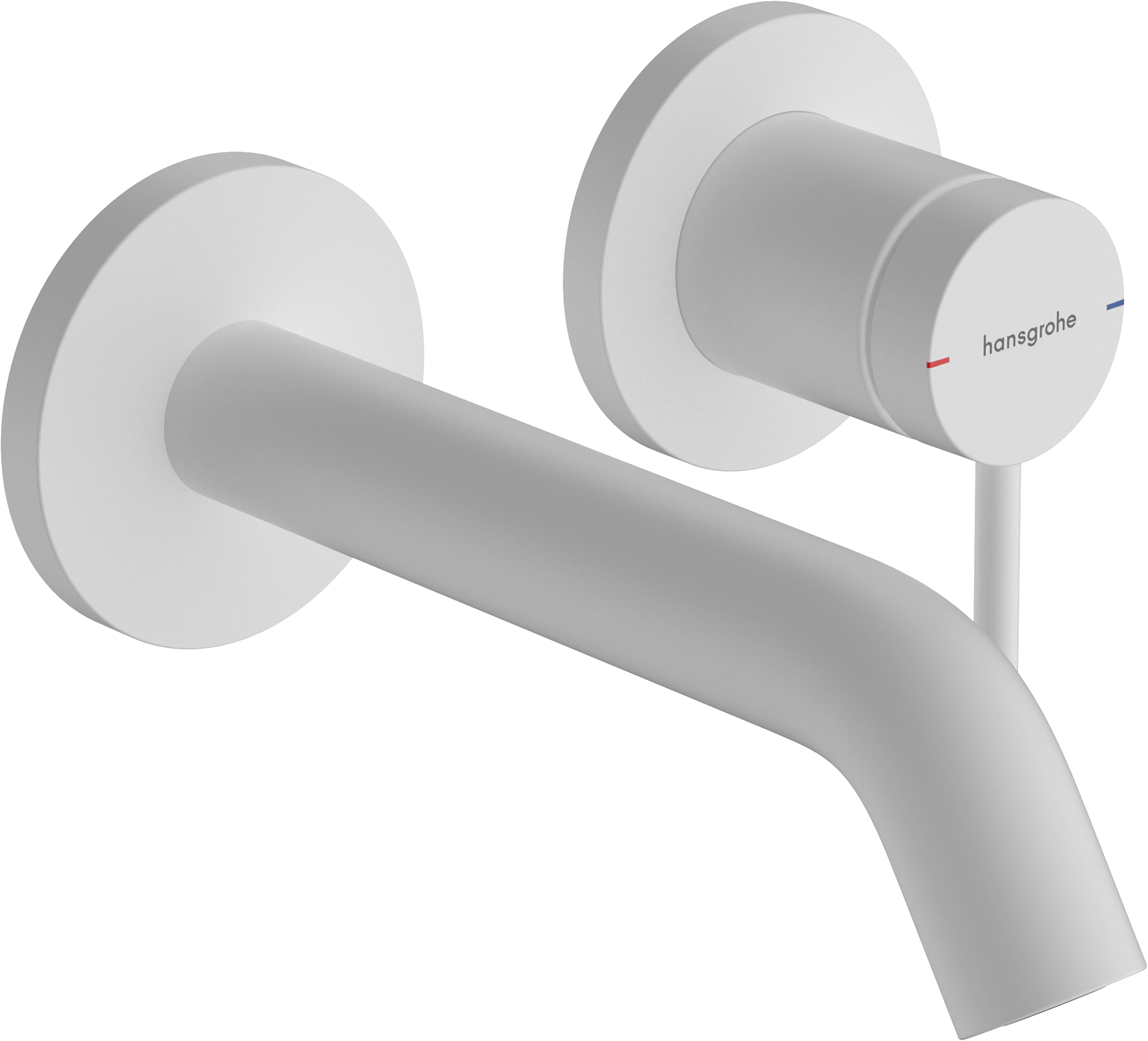 Single lever basin mixer for concealed installation wall-mounted EcoSmart+ with spout 16