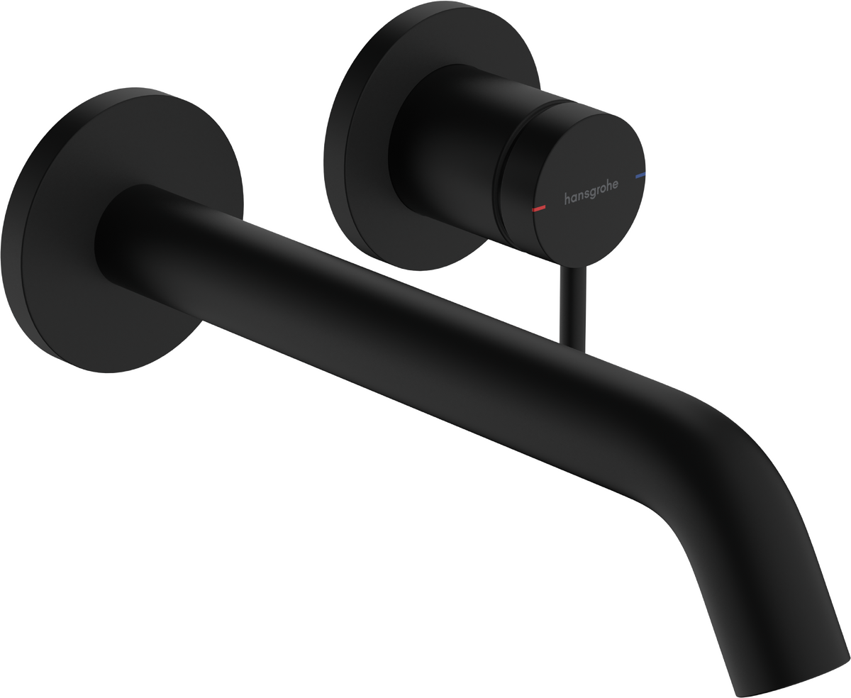 Einhebel-Waschtischmischer Unterputz für Wandmontage EcoSmart+ mit Auslauf 22