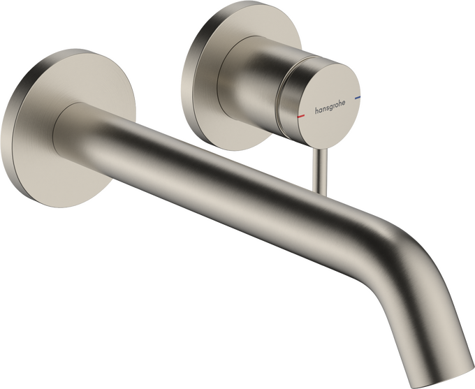 Single lever basin mixer for concealed installation wall-mounted with spout 22