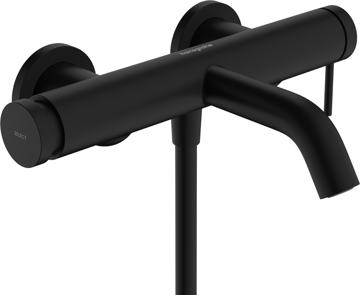 Single lever bath mixer for exposed installation