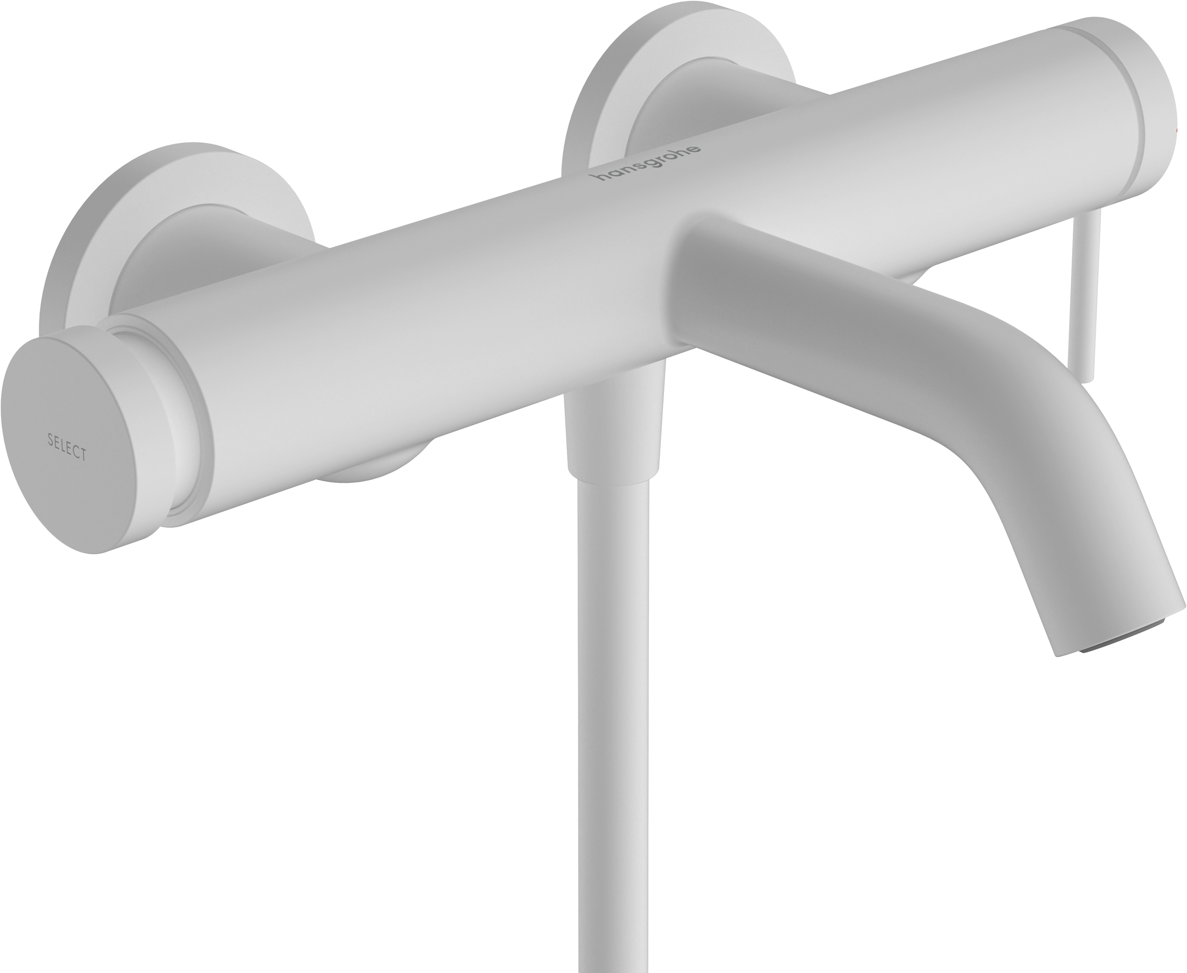 Single lever bath mixer for exposed installation