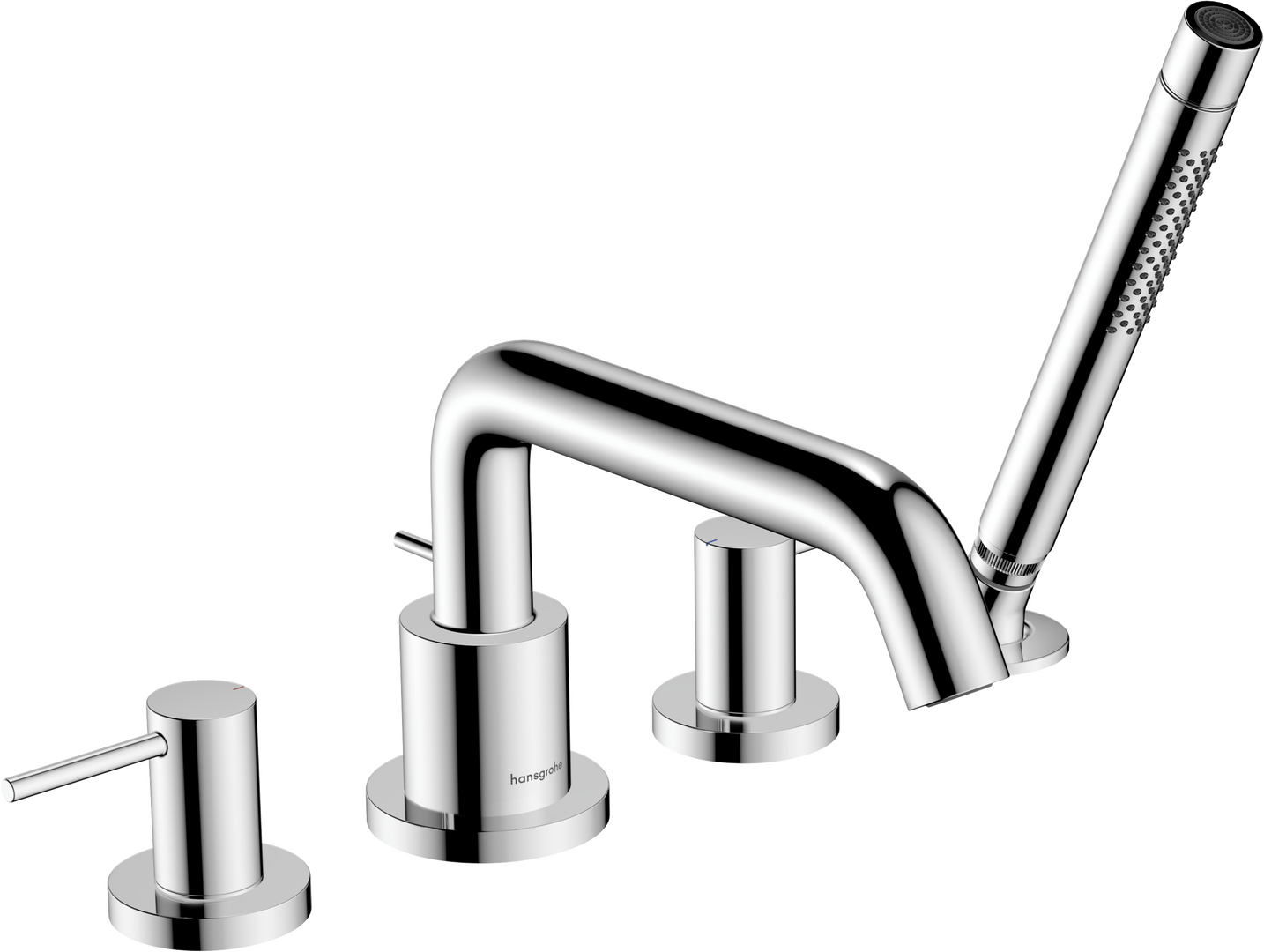 4-Hole Roman Tub Set with 1.75 Handshower