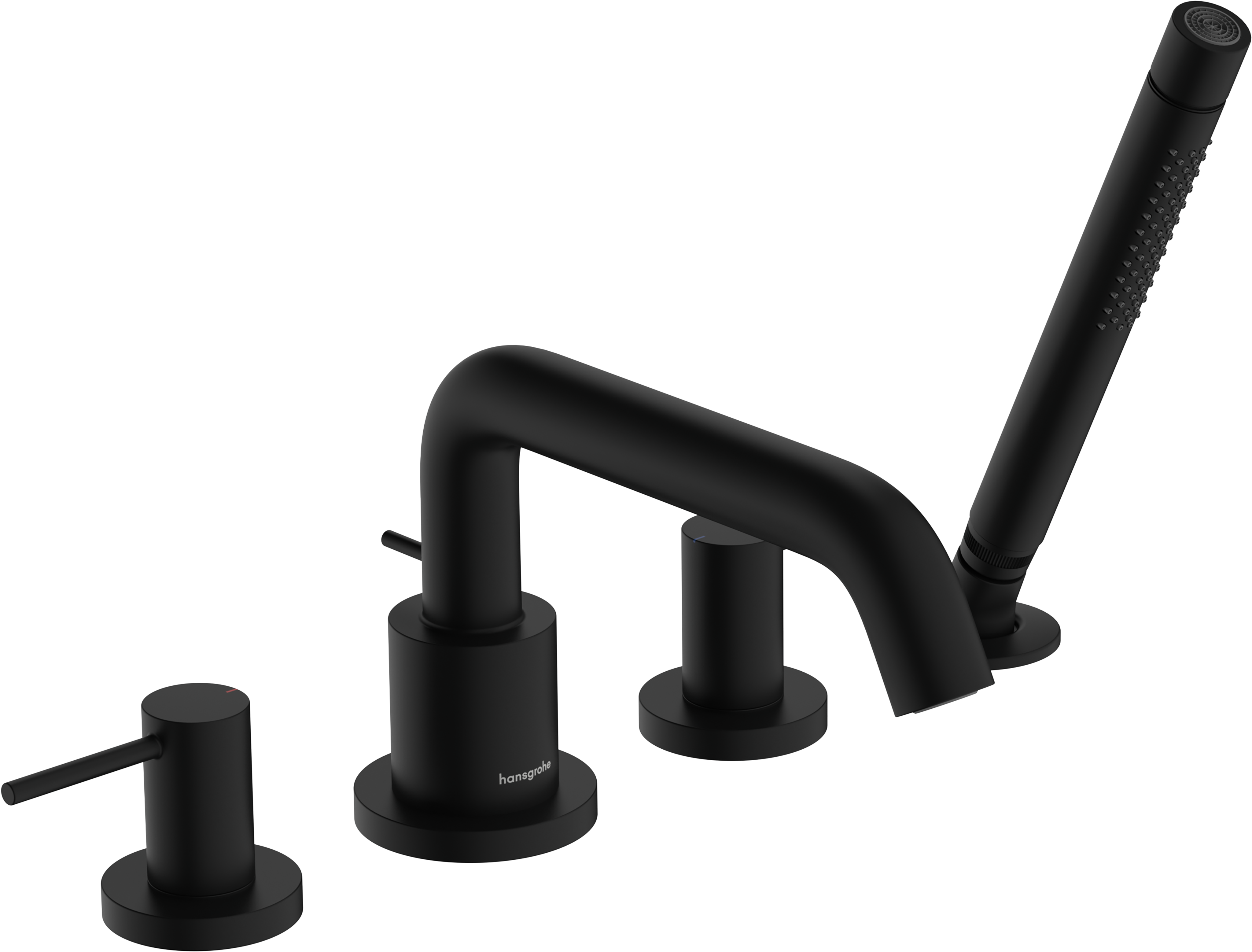 四孔翻边安装浴缸龙头