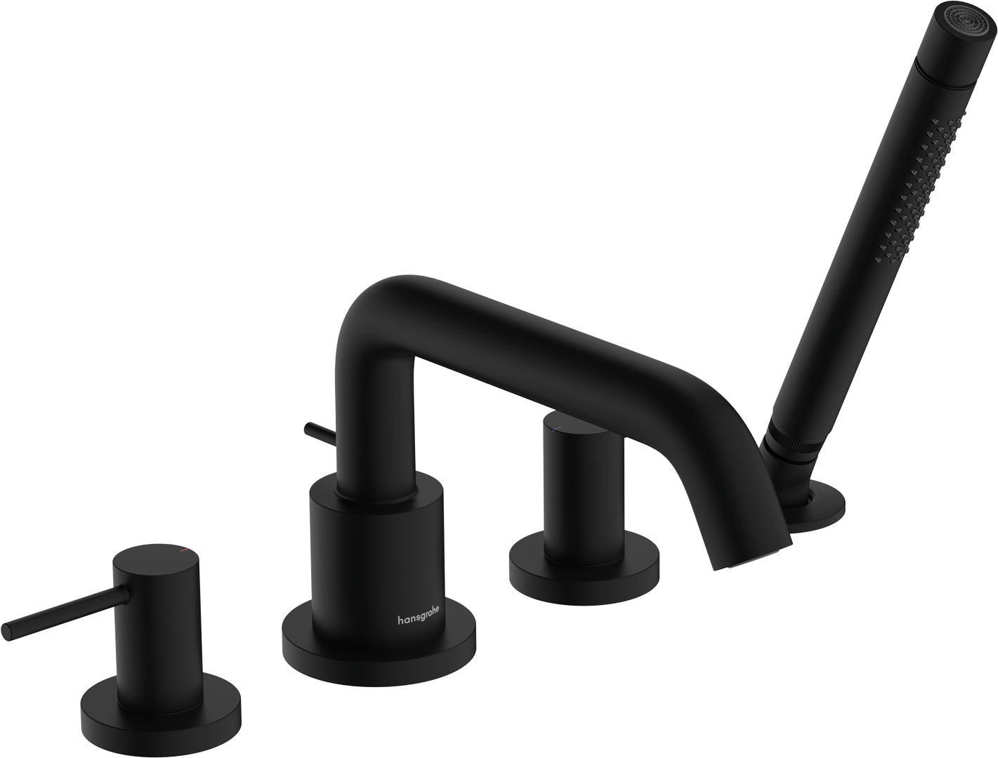 4-Hole Roman Tub Set with 1.75 Handshower