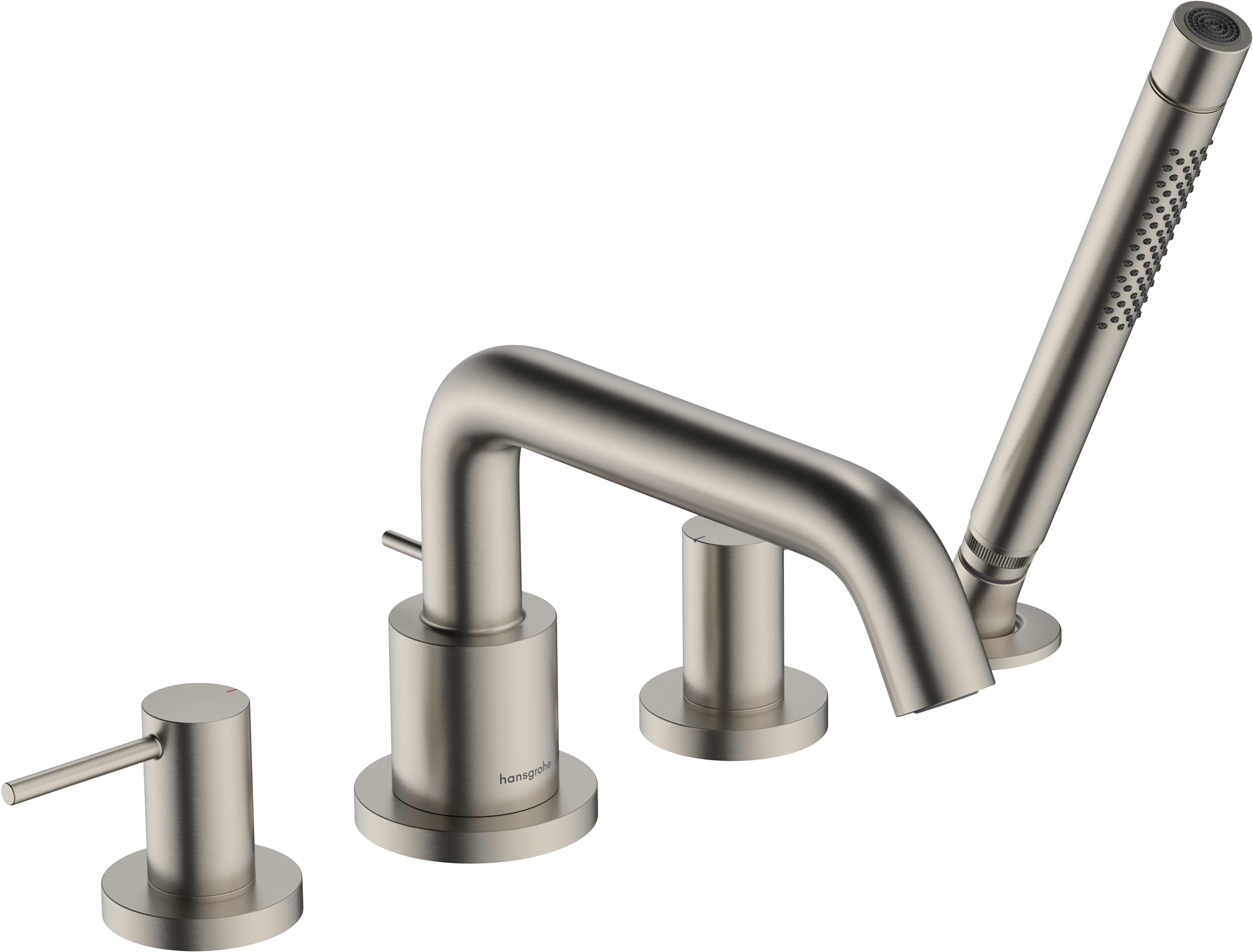 4-Hole Roman Tub Set with 1.75 Handshower