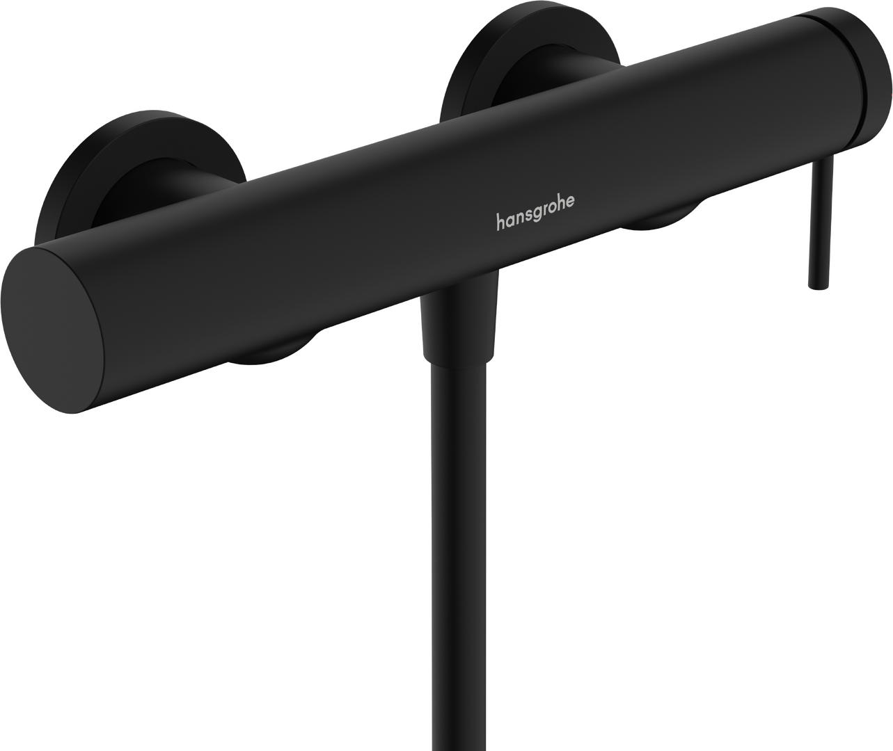 Single lever shower mixer for exposed installation