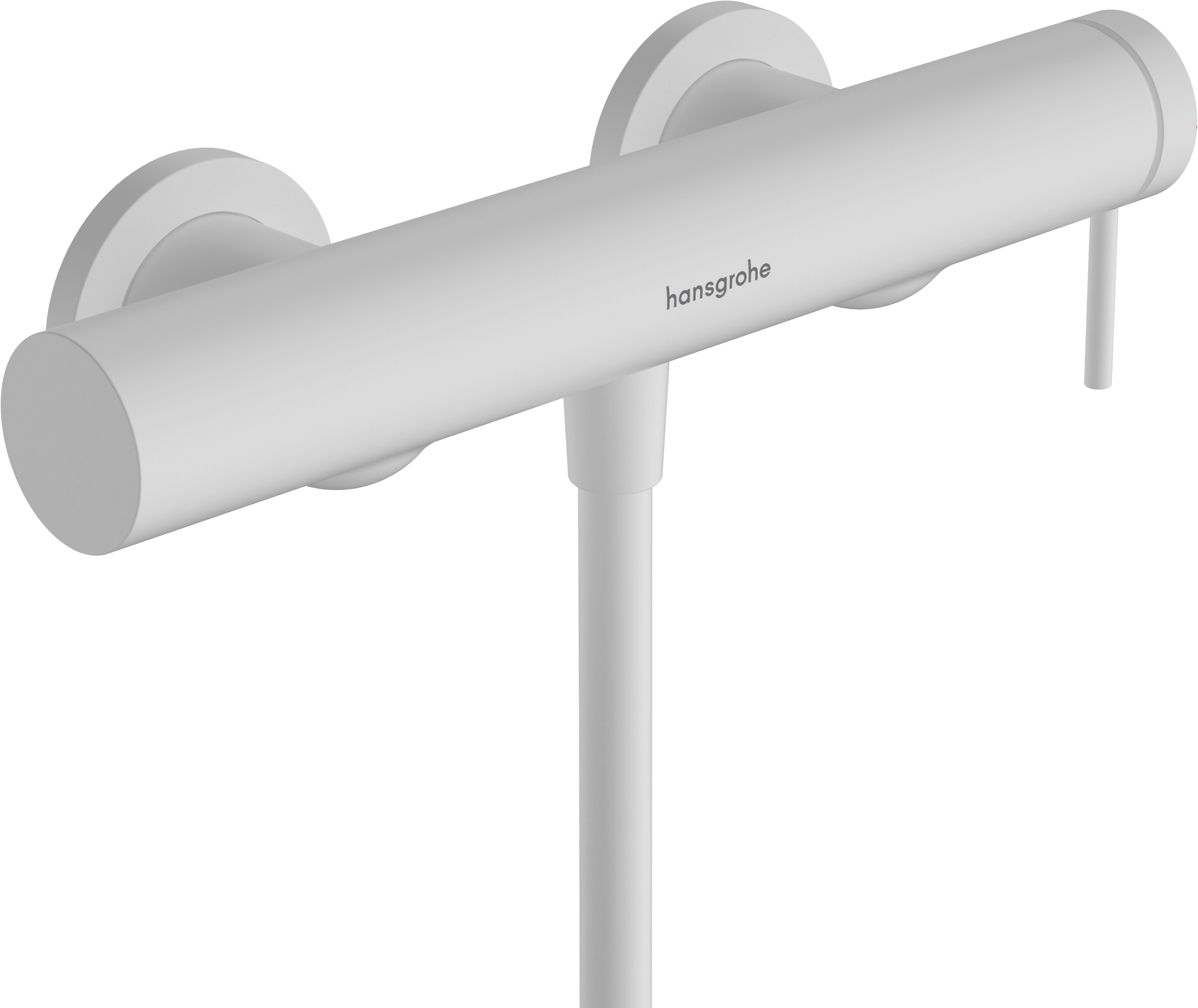 Single lever shower mixer for exposed installation