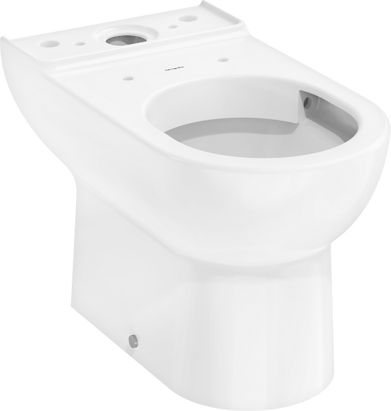 WC à poser monobloc 640 à plusieurs sorties, système de chasse AquaChannel