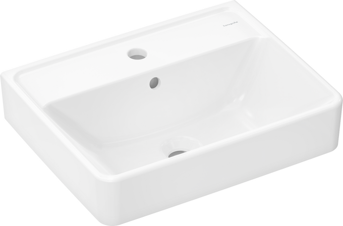 Handrinse basin 500/390 with tap hole and overflow
