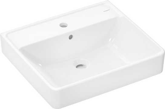 hansgrohe Xanuia Q Wash basin 650/480 with tap hole and overflow