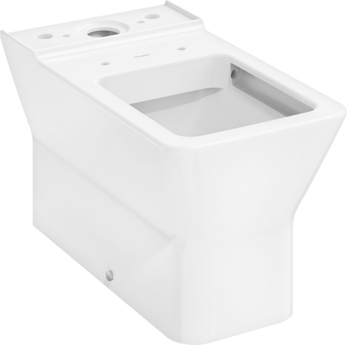 losse toiletpot van duoblok 640 wand met horizontale/verticale uitgang AquaChannel Flush