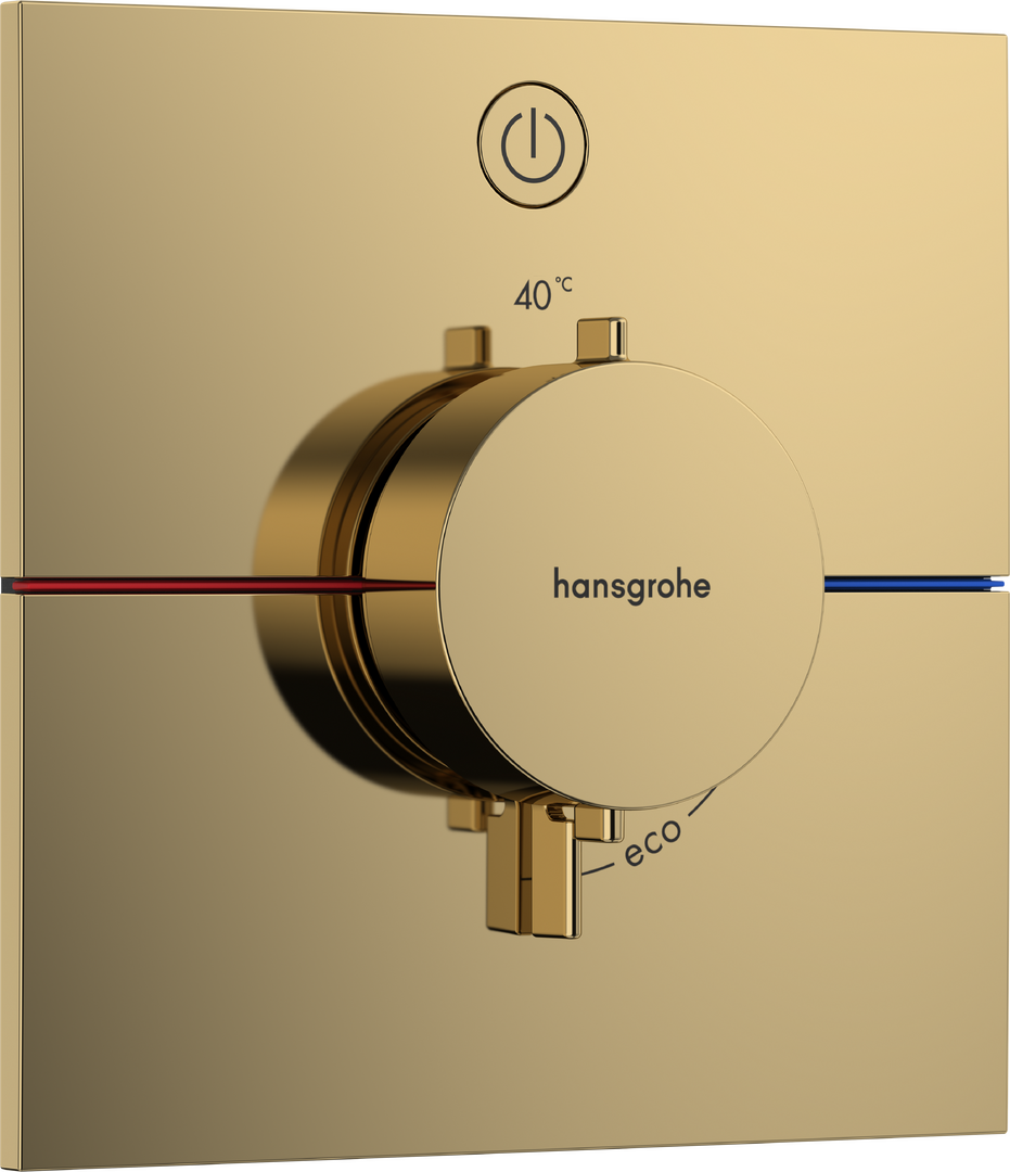 Thermostat for concealed installation for 1 function