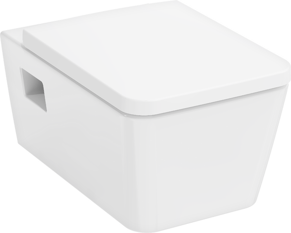 wandcloset set 540 AquaChannel Flush, HygieneEffect met toiletzitting met SoftClose en QuickRelease