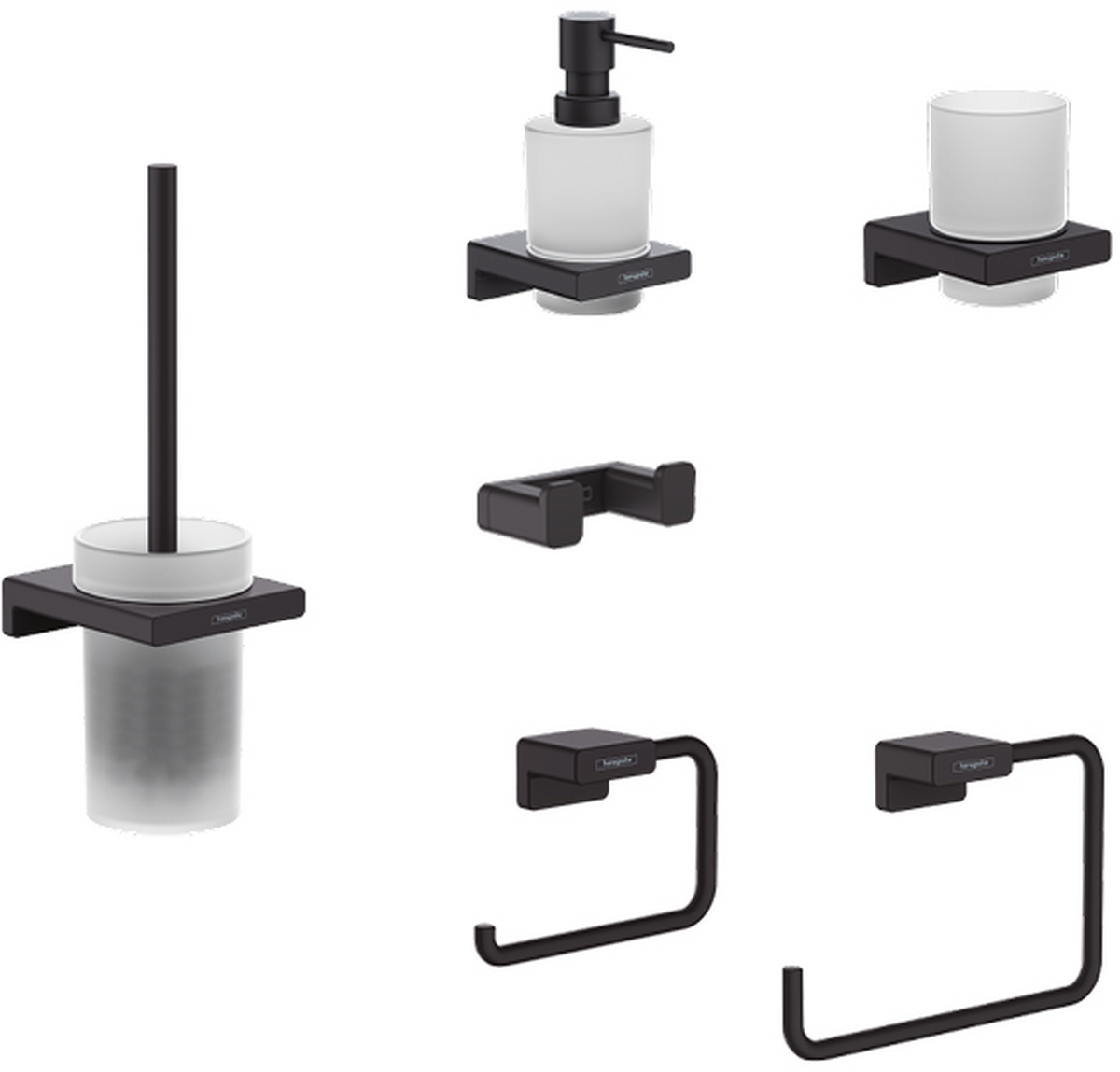 hansgrohe BOMs Bundle AddStoris master bathroom pack, matt black, Item