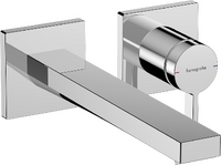 Mezclador monomando de lavabo empotrado con caño 22,5 cm