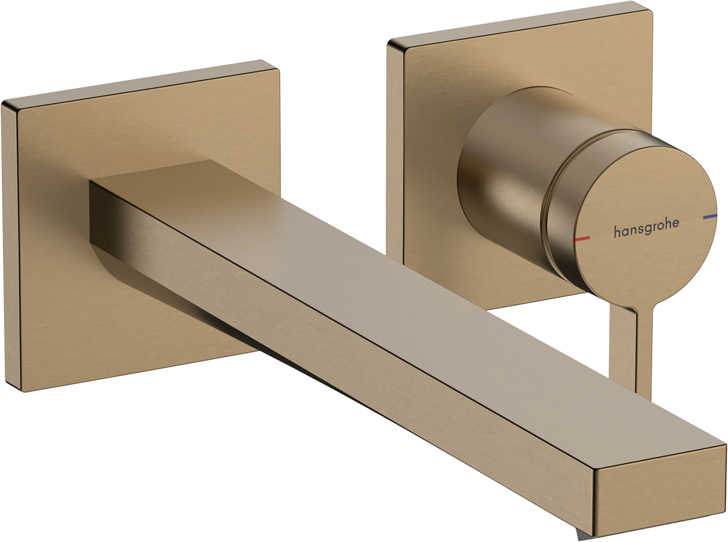 Einhebel-Waschtischmischer Unterputz für Wandmontage EcoSmart+ mit Auslauf 22