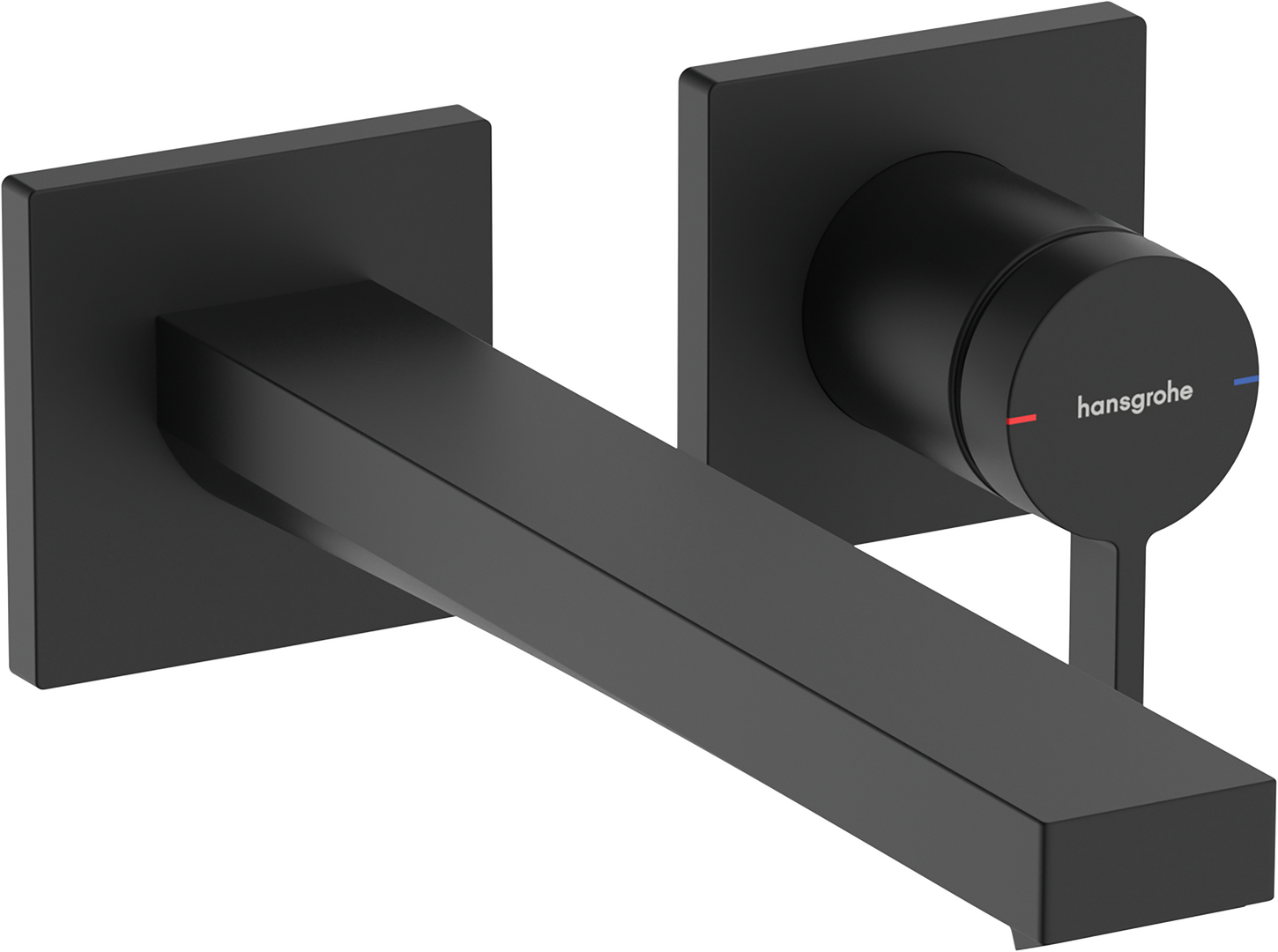 1-grepps tvättställsblandare EcoSmart+ för inbyggnad i vägg med 22