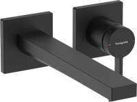 Mezclador monomando de lavabo empotrado con caño 22,5 cm