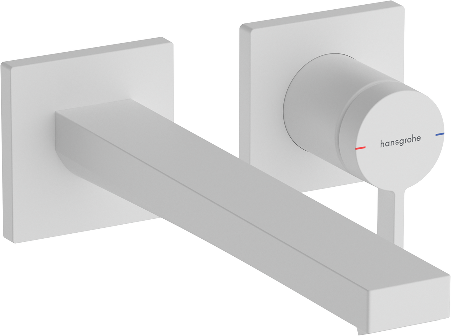 1-greps servantarmatur EcoSmart+ til 2-hulls innbygging i vegg med 22