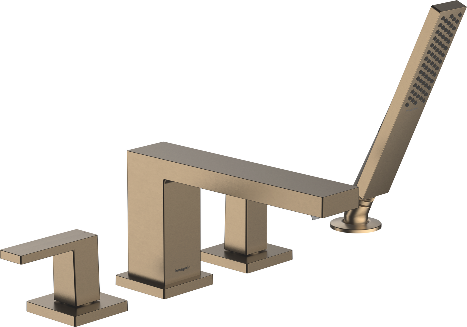 4-Hole Roman Tub Set with 1.75 Handshower