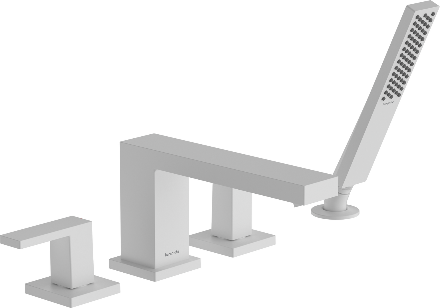 4-hole rim mounted bath mixer