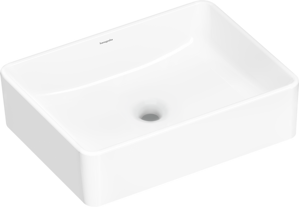 Wash bowl 500/380 without tap hole and overflow, SmartClean