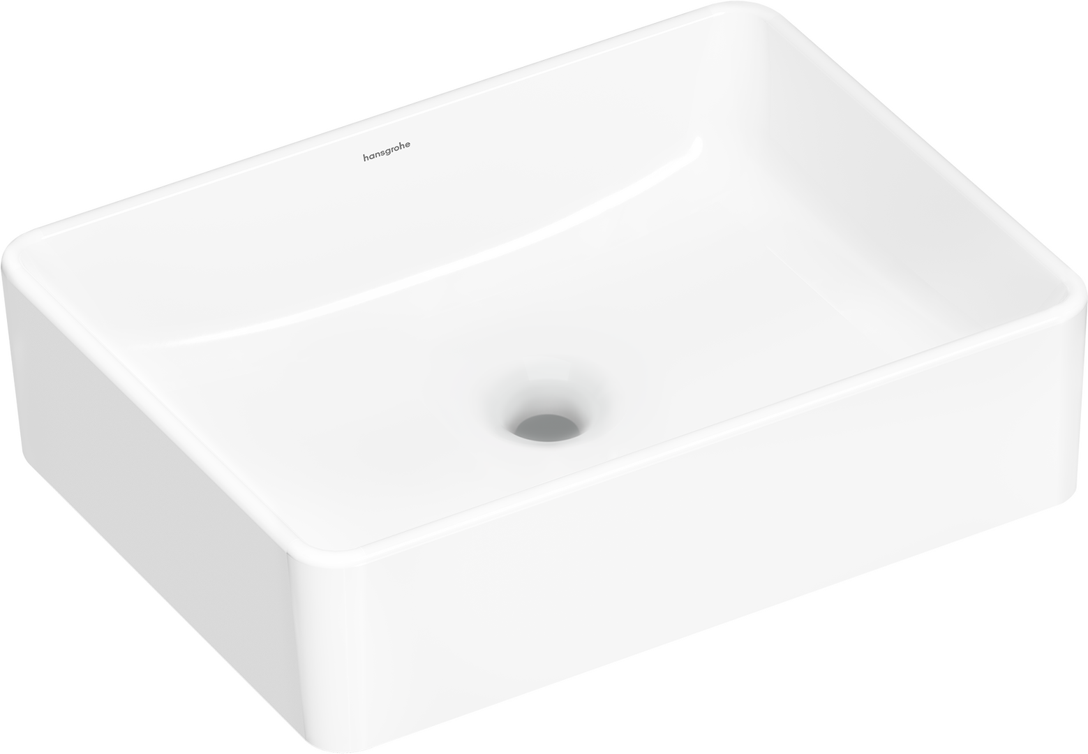 Wash bowl 500/380 without tap hole and overflow