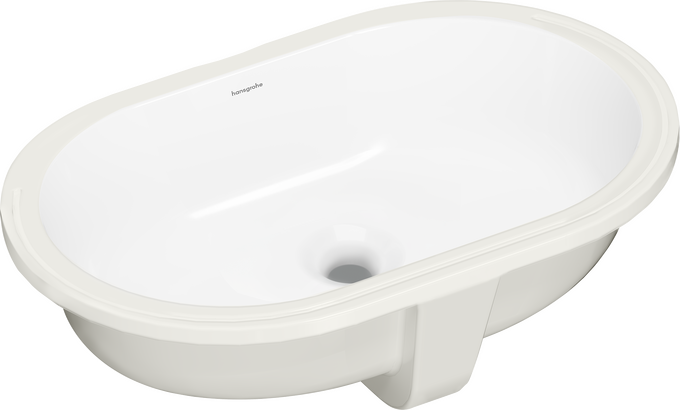 Under counter basin 530/330 without tap hole and with overflow