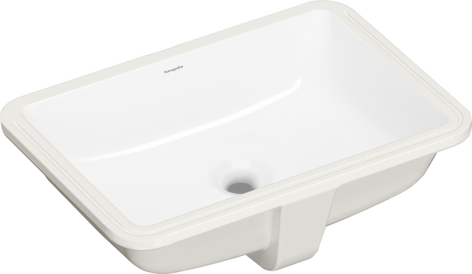 Under counter basin 500/350 without tap hole and with overflow