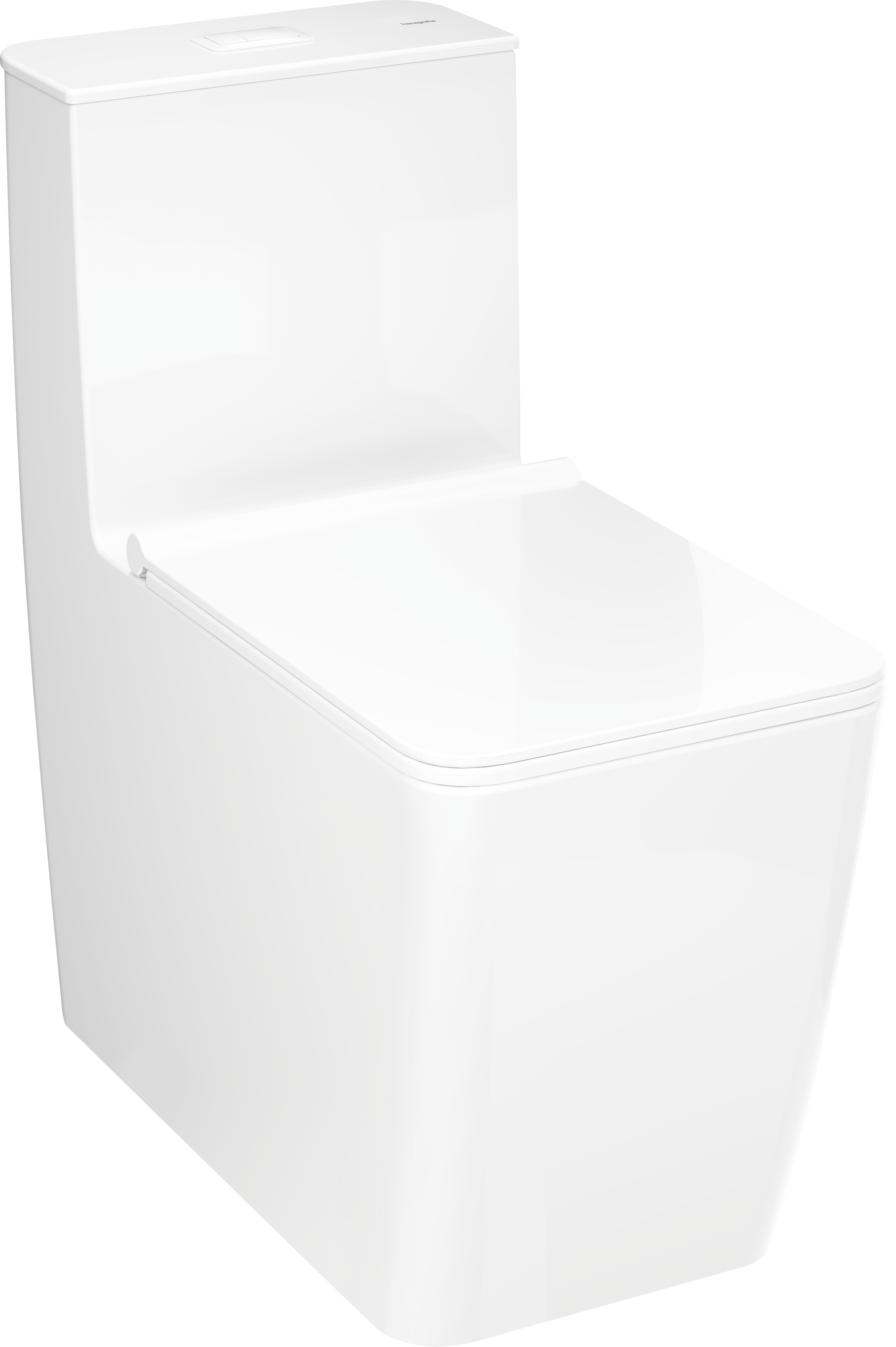 Floorstanding WC one piece with vertical outlet 400 rimless