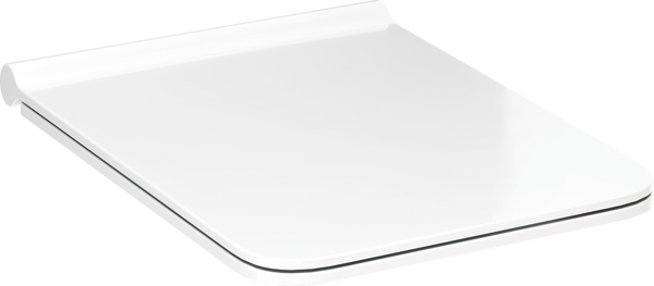 WC seat and cover sandwich and removable with SoftClose