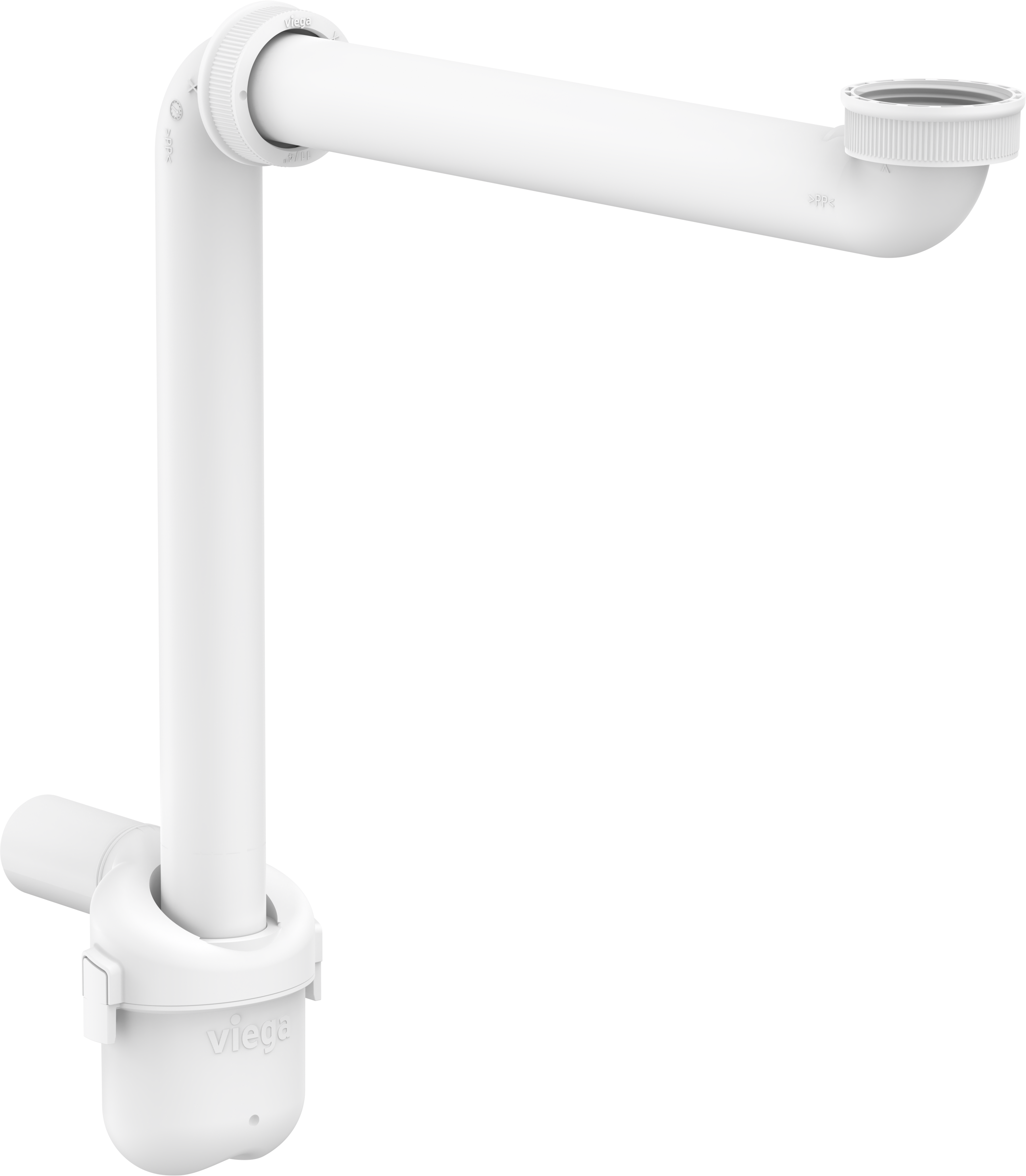 Sifone salvaspazio per catini 50 mm