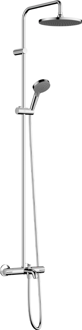 Showerpipe 240 1jet with bath thermostat