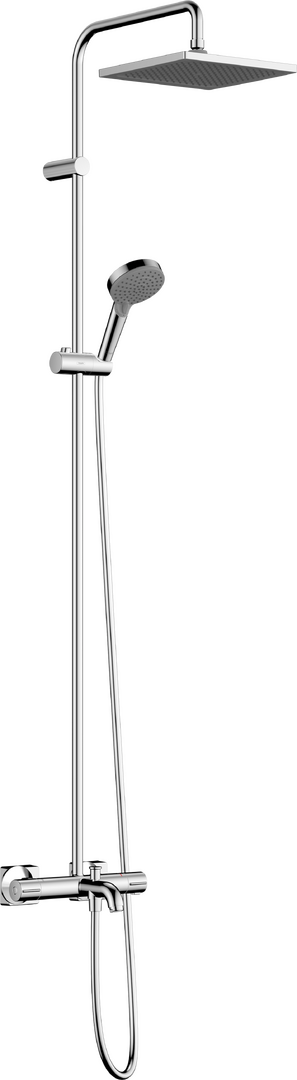 Showerpipe 240 1jet with bath thermostat