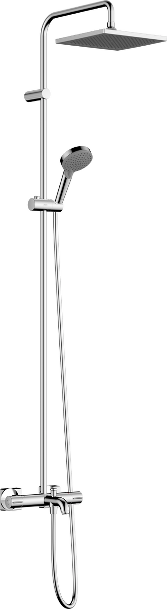 淋浴管240 单速，带恒温浴缸龙头