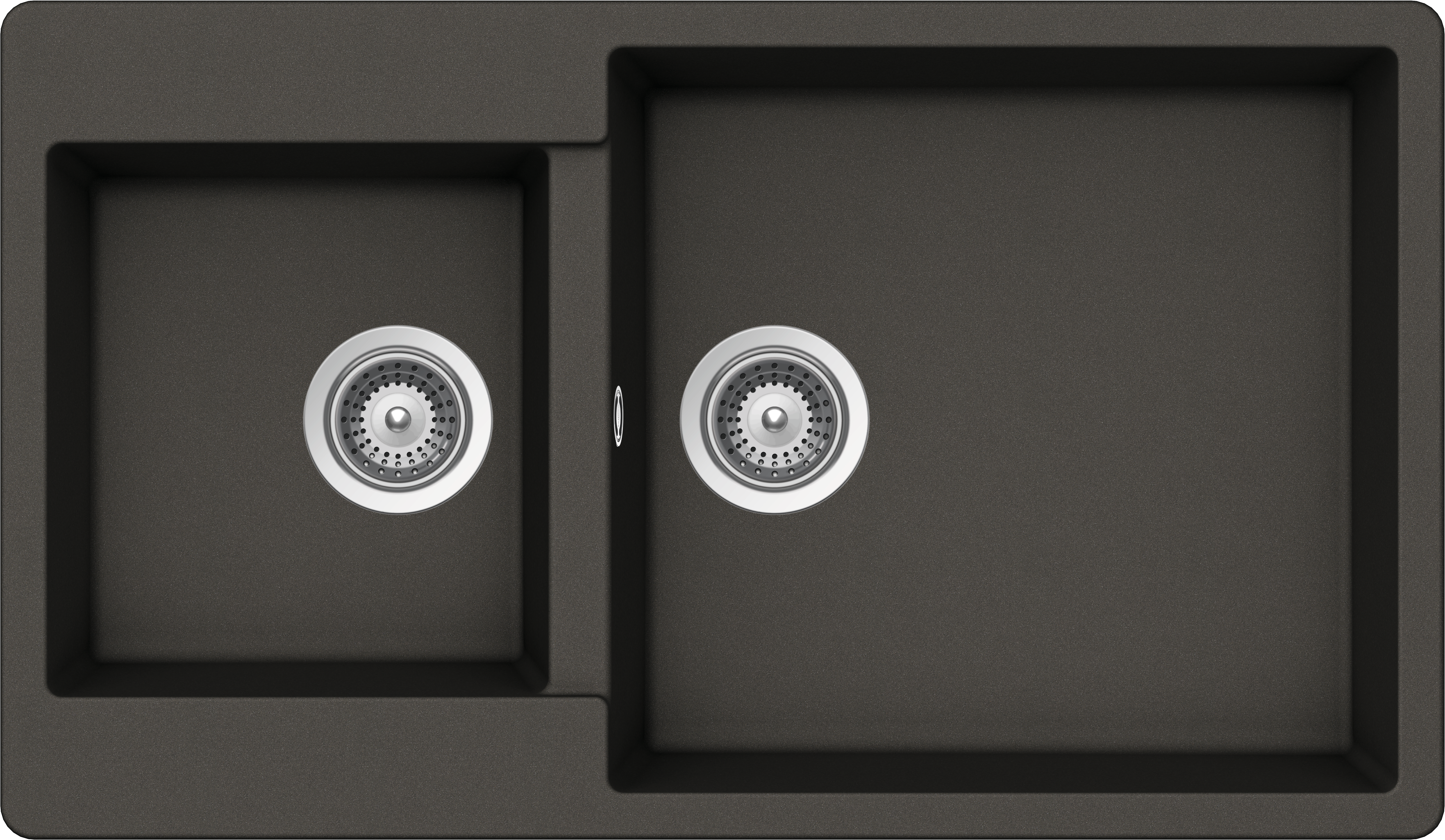 台上盆 Brooklyn N-175 CT，带手动下水