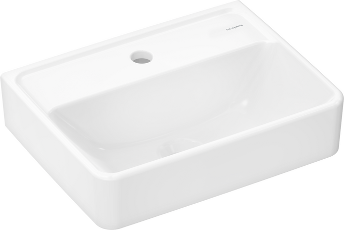 Handrinse basin 450/340 with tap hole without overflow