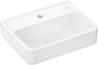 Mała umywalka wisząca 450/340 z otworem na baterię, bez przelewu, SmartClean