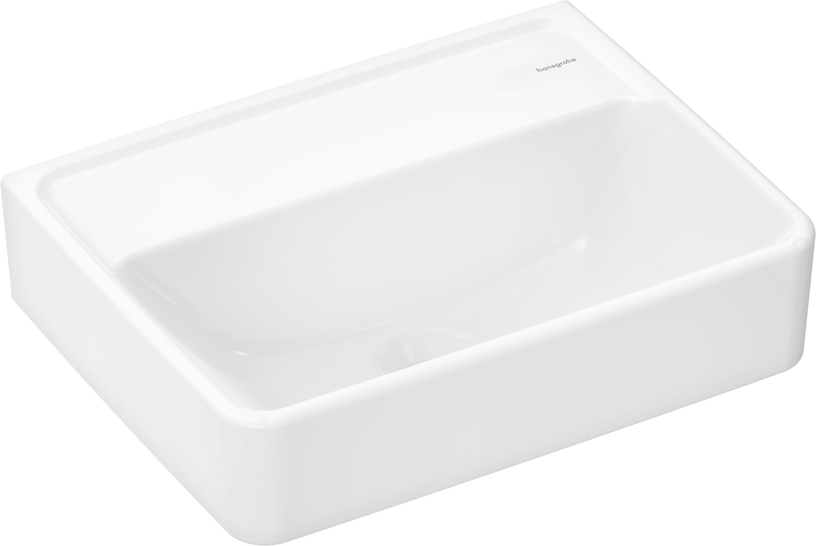 Wastafel 450/340 zonder kraangat en overloop