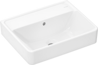 Handrinse basin 500/390 without tap hole with overflow, SmartClean
