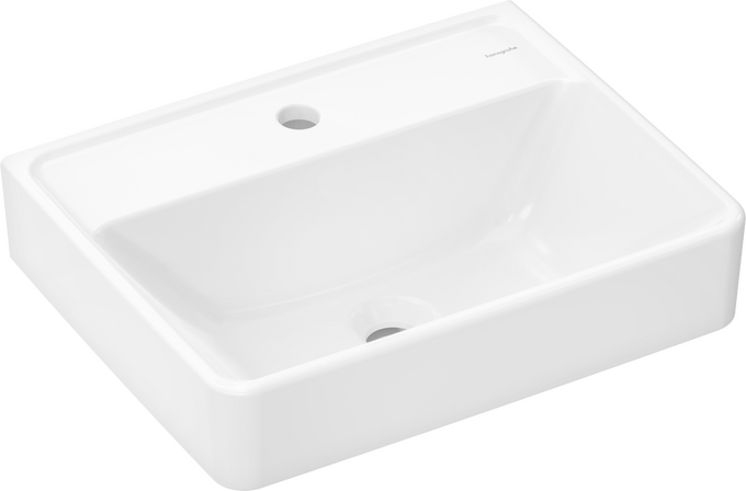 Handrinse basin 500/390 with tap hole without overflow