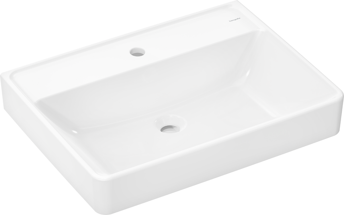 Lavabo 650/480 con orificio para grifo sin rebosadero