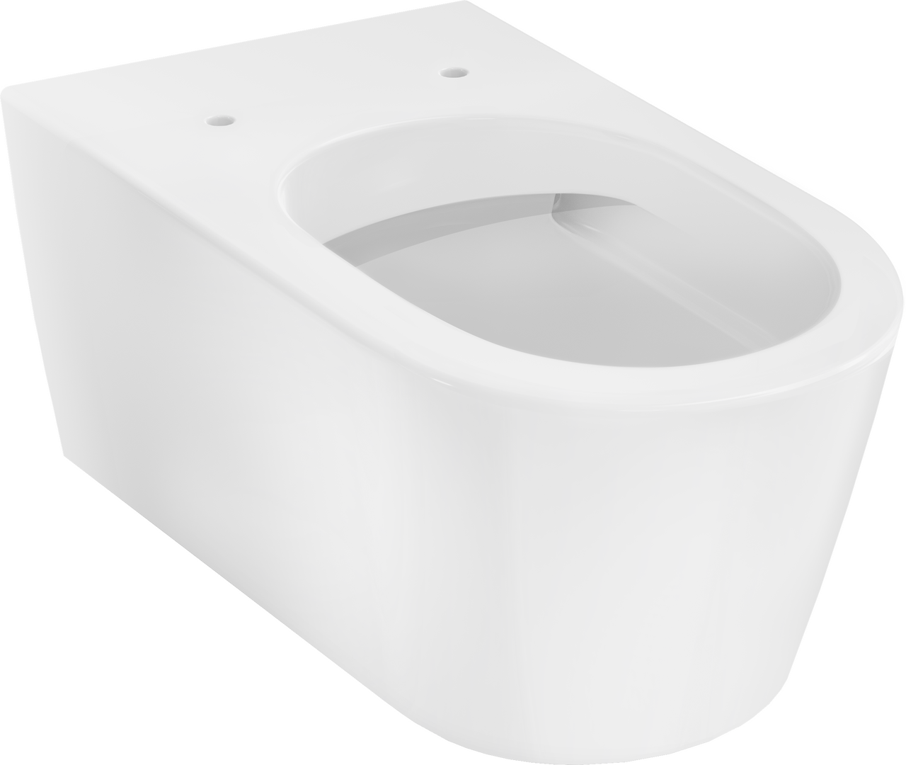 Wall hung WC elongated