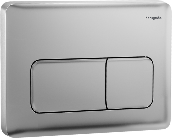 Flush plate for dual flush Chrome