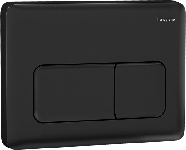 Flush plate for dual flush Matt Black