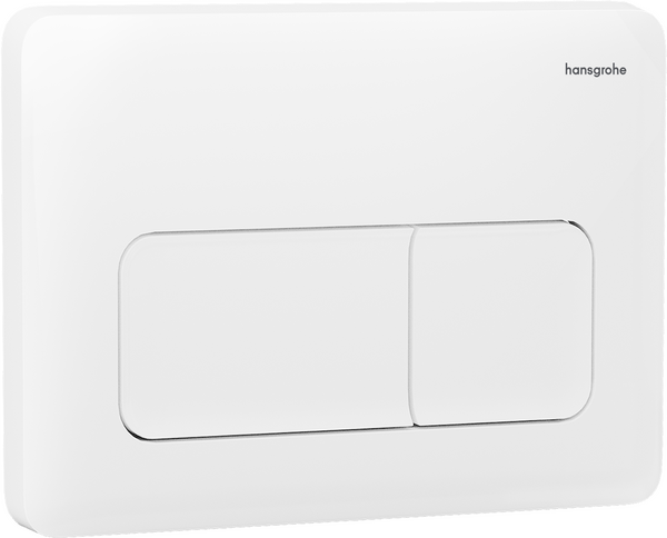 Flush plate for dual flush Matt White