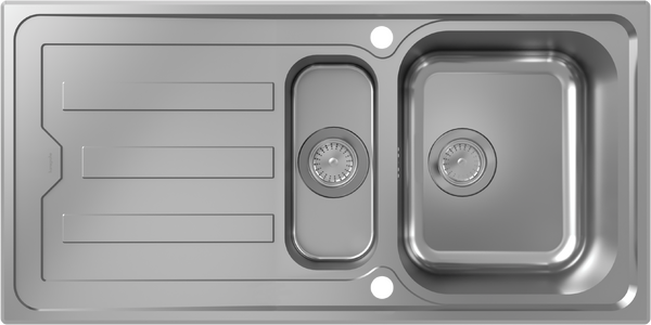 S440-A517 100 Built-in sink 342/145 with drain board and automatic drain kit