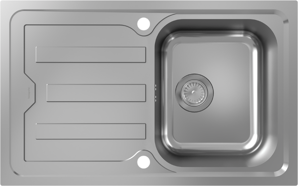 S440-F342 79 Built-in sink 342 with drain board short and automatic drain kit