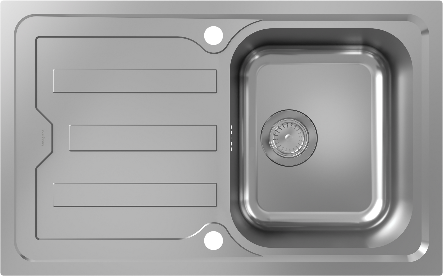 S440-F342 79 Built-in sink 342 with drain board short and automatic drain kit