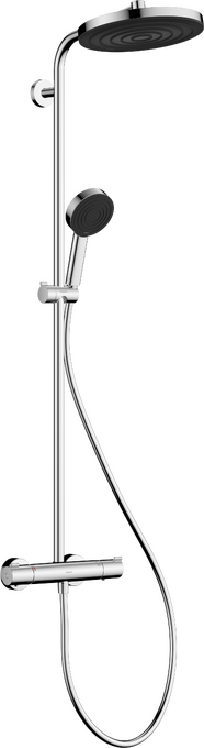 Showerpipe 260 1jet EcoSmart with thermostat and hand shower 1jet
